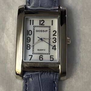 Gossip Quartz Watch Mother of Pearl Face Leather Strap